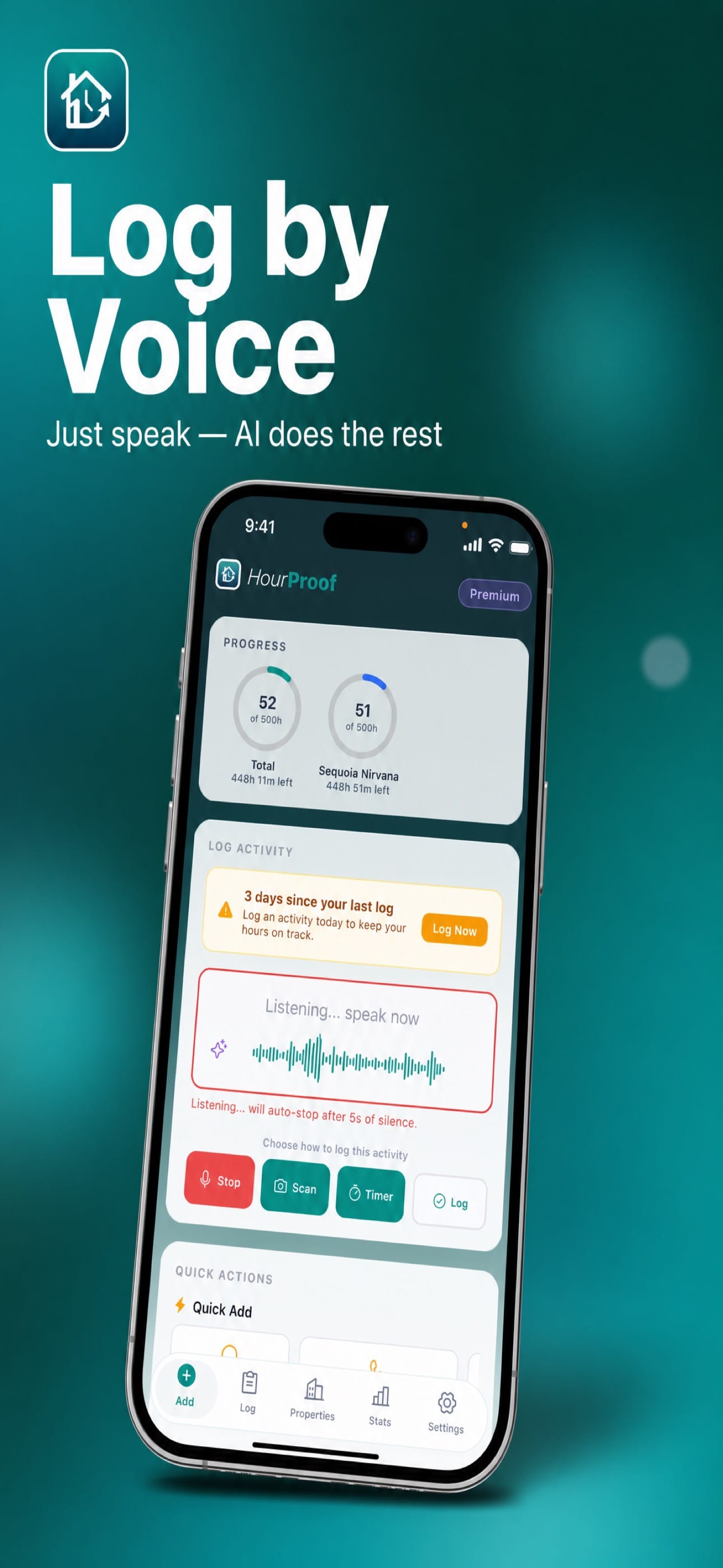 Log by Voice